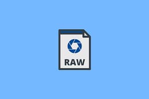 RAW file format icon