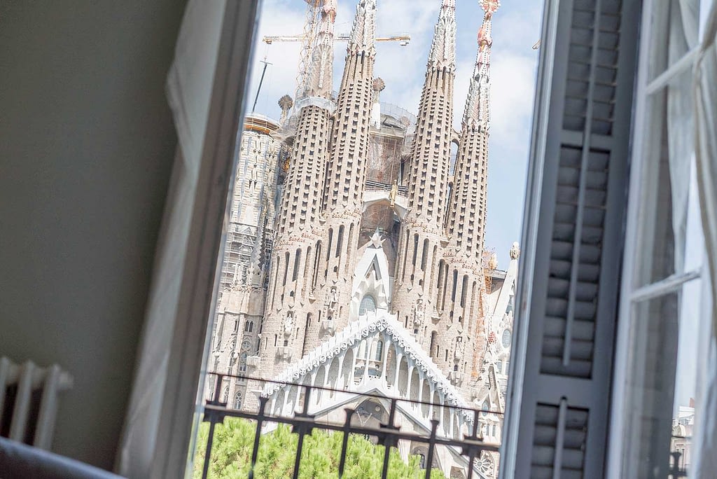 Sagrada Familia Underexposed Photo Edited